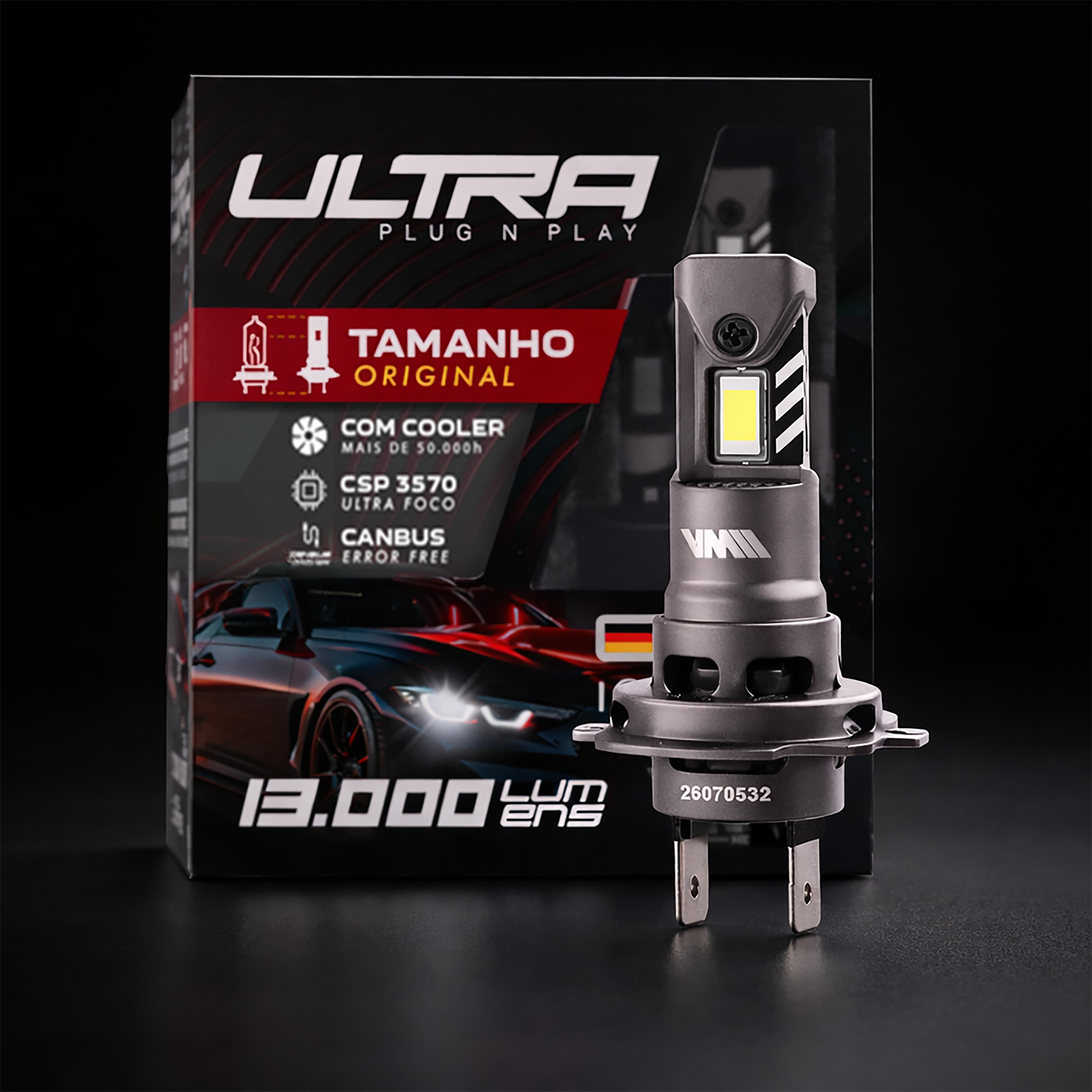 Ultra Plug N Play ao lado do soquete original